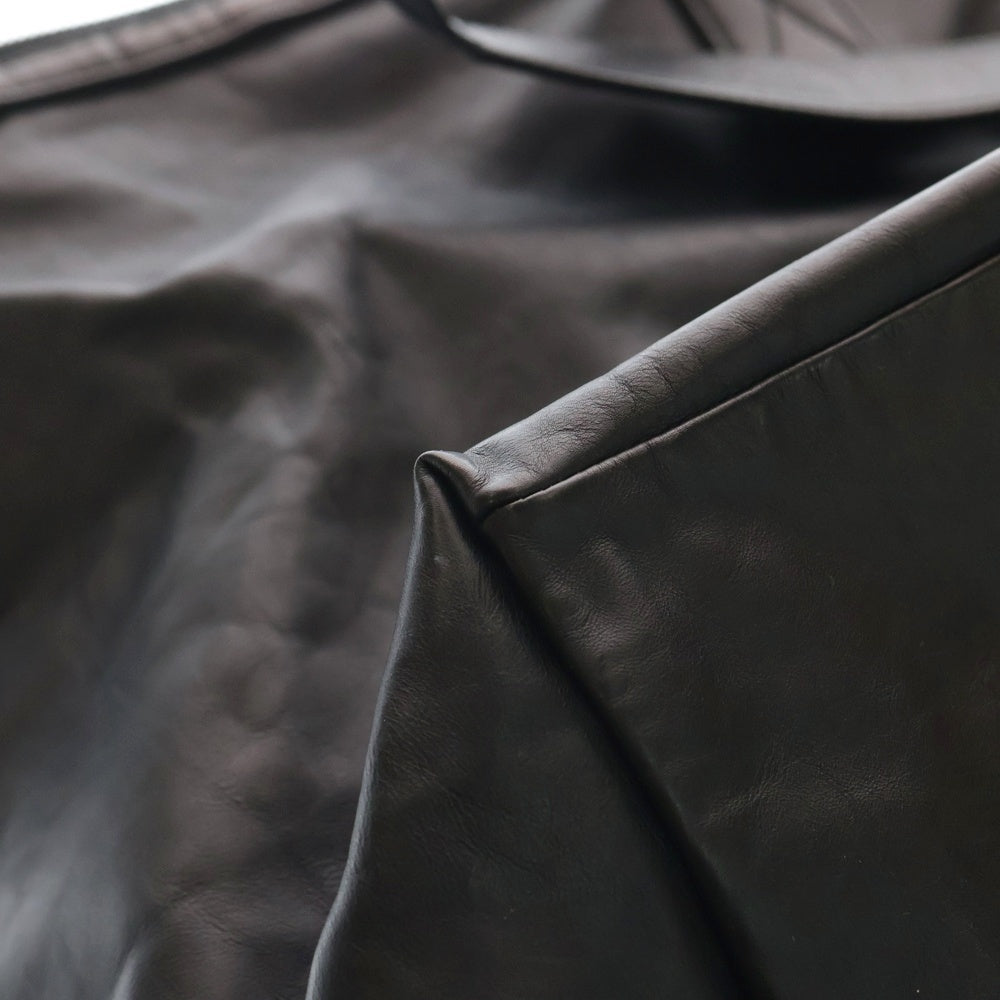 BOTTEGA VENETA(ボッテガヴェネタ) イントレチャート ボストンバッグ ハンドバッグ ブラック レザー