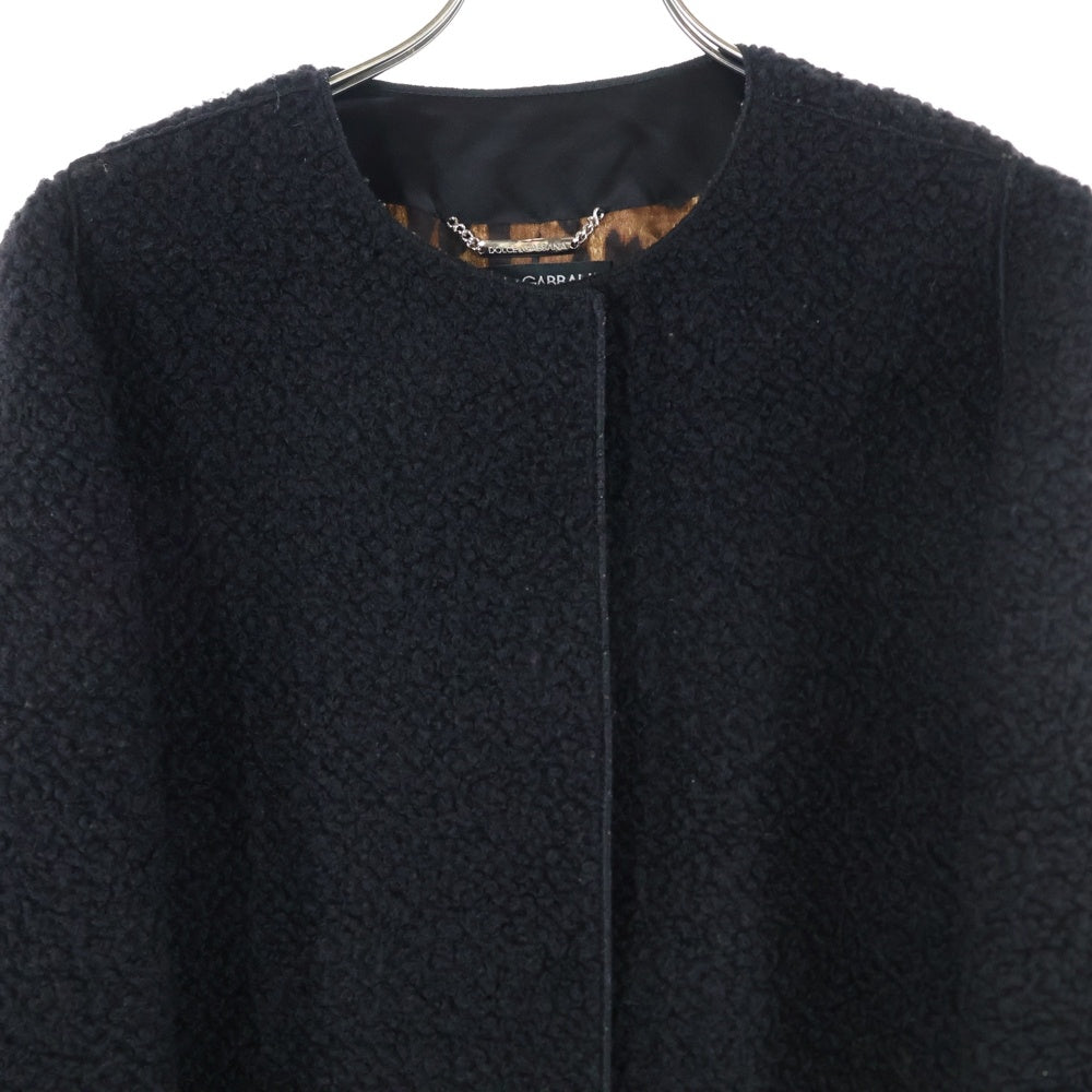 DOLCE & GABBANA(ドルチェアンドガッバーナ) 裏地レオパード総柄  