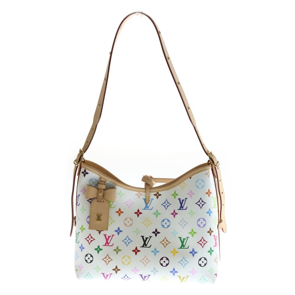 LOUIS VUITTON(ルイヴィトン) LVxTM キャリーオール PM ハンドバッグ ワンショルダーバッグ ホワイト×マルチカラー レザー×PVC M13661 ゴールド金具