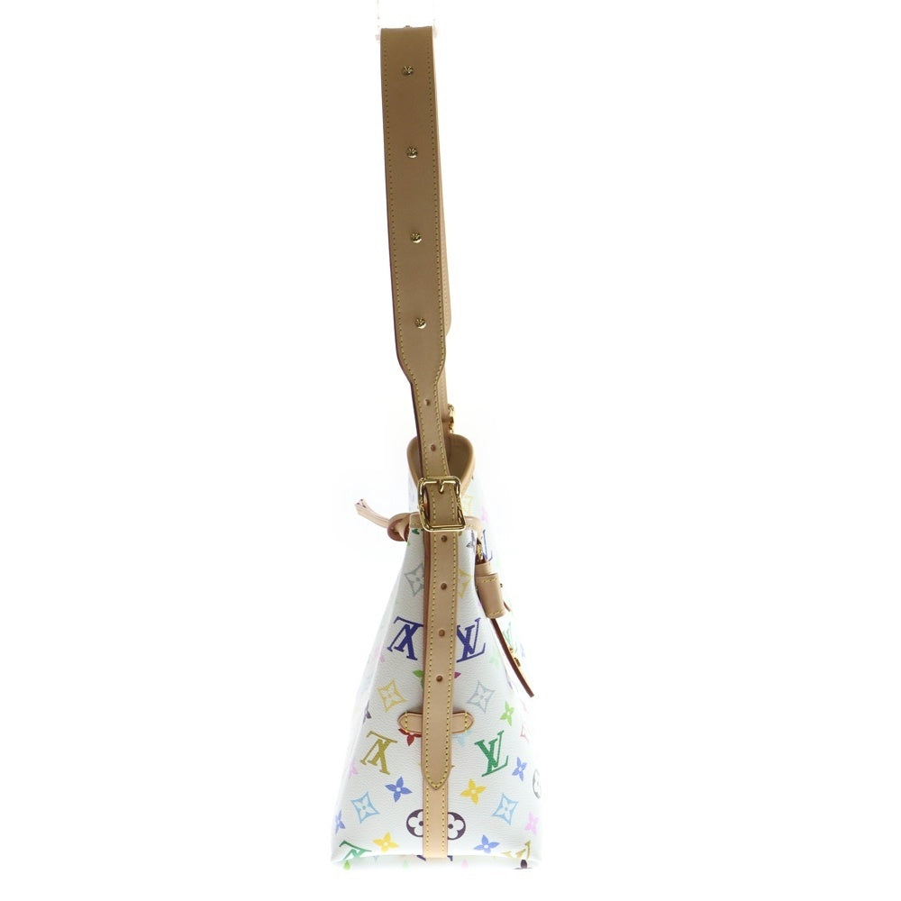 LOUIS VUITTON(ルイヴィトン) LVxTM キャリーオール PM ハンドバッグ ワンショルダーバッグ ホワイト×マルチカラー レザー×PVC M13661 ゴールド金具
