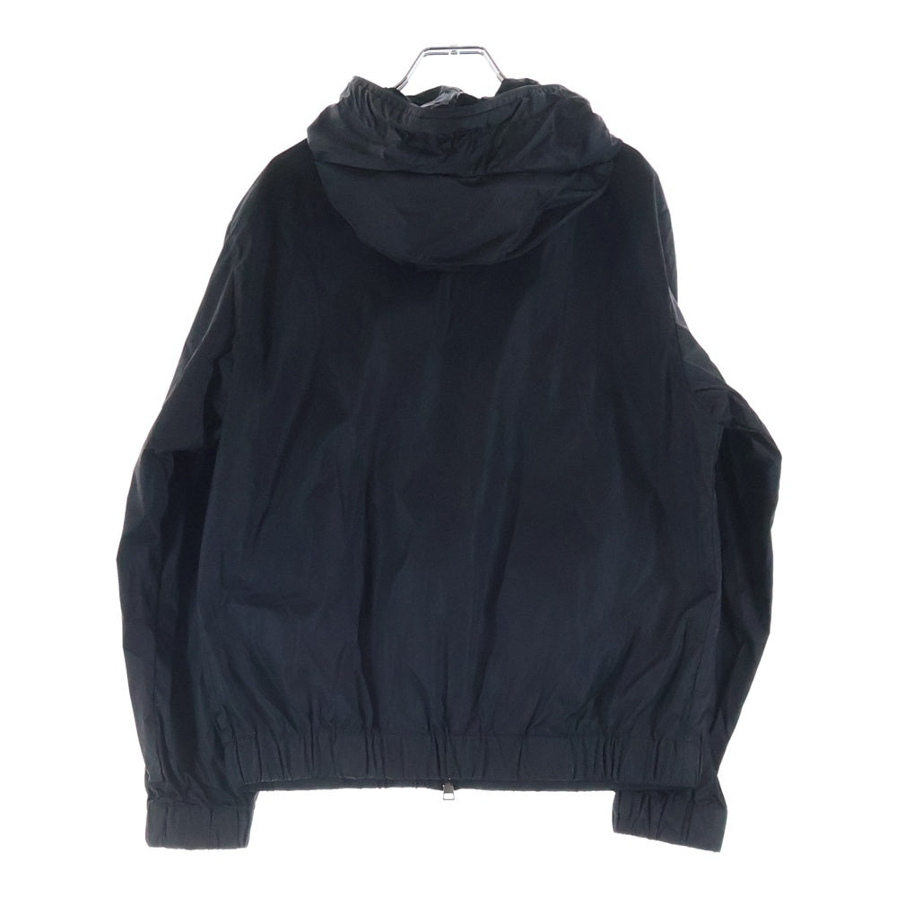 MONCLER(モンクレール) CECILE セシル ワッペンロゴ フーデッド ジップアップ ナイロンジャケット ブラック H10931A00114 54155 レディース