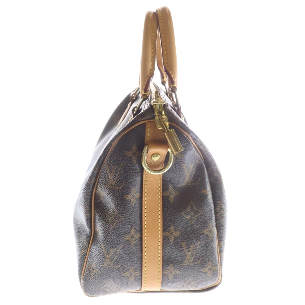 LOUIS VUITTON(ルイヴィトン) スピーディ バンドリエール25 モノグラム PVC レザー 2WAY ハンド ショルダーバッグ ゴールド金具 ブラウン M46977 レディース