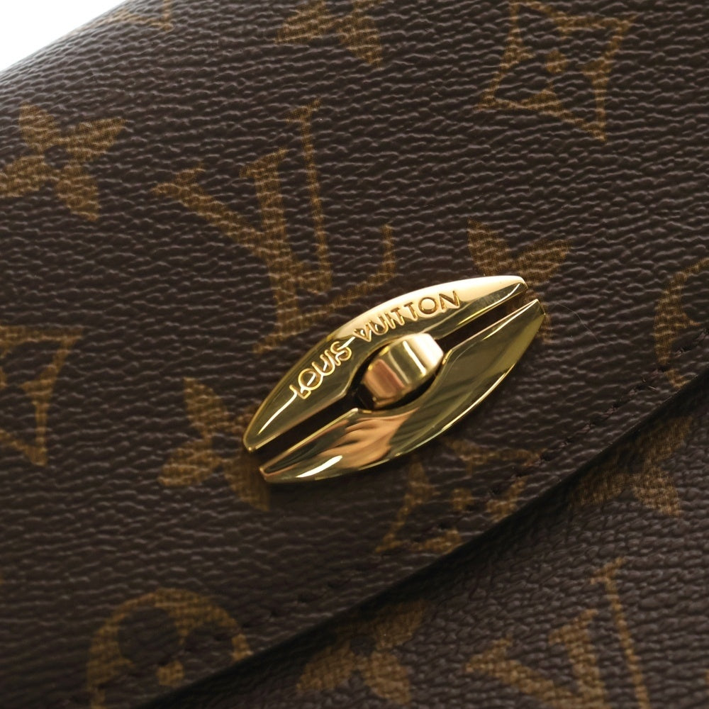 LOUIS VUITTON(ルイヴィトン) モノグラム マルゼルブ ハンドバッグ ブラウン レザー×PVC M51379 ゴールド金具 レディース