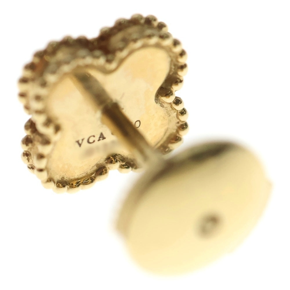 Van Cleef & Arpels(ヴァンクリーフアンドアーペル) スウィートアルハンブラ マザーオブパール イエローゴールド ピアス ジュエリー レディース