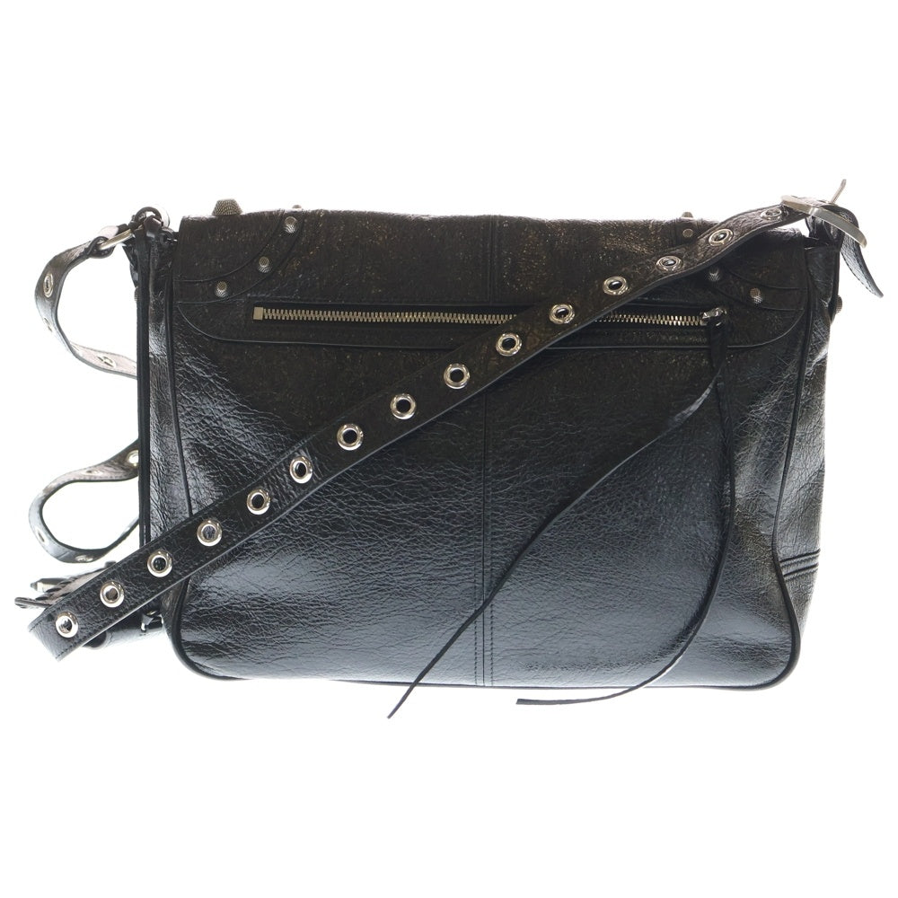 BALENCIAGA(バレンシアガ) ルカゴール ショルダーバッグ ブラック ラムスキン シルバー金具 719093 レディース