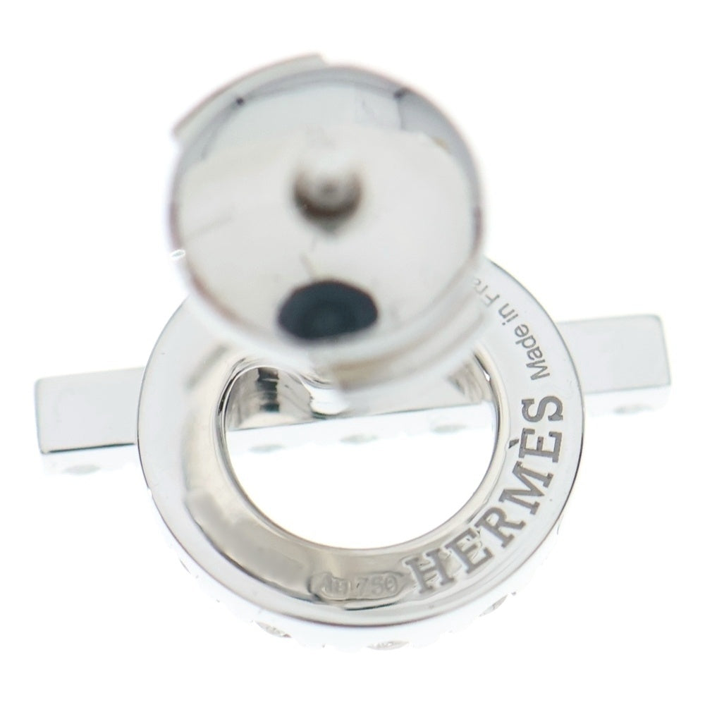HERMES(エルメス) フィネス ピアス ダイヤモンド Au750 K18 WG
