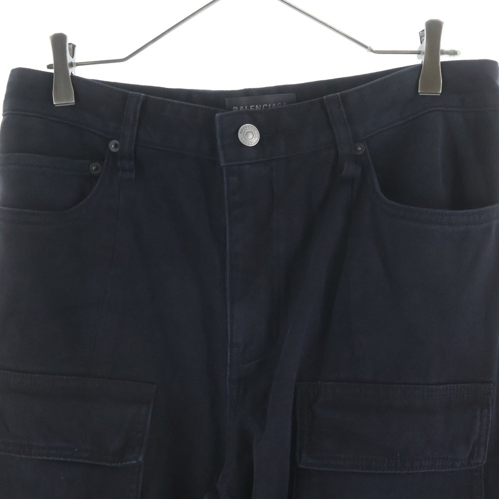 BALENCIAGA(バレンシアガ) Denim flared cargo デニムフレアカーゴパンツ 783694 TNW11