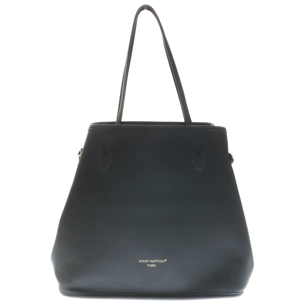 LOUIS VUITTON(ルイヴィトン) モノグラム ネヴァーフル・インサイドアウト ブラウン×ブラック レザー×PVC トートバッグ M11946 ICタイプ レディース