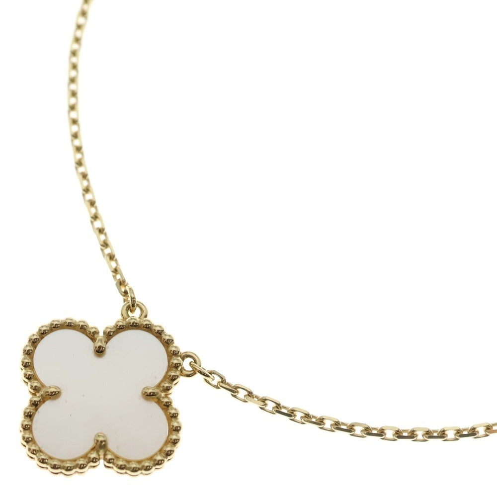 Van Cleef & Arpels(ヴァンクリーフアンドアーペル) ヴィンテージアルハンブラネックレス マザーオブパール ネックレス イエローゴールド Au750YG VCARA45900