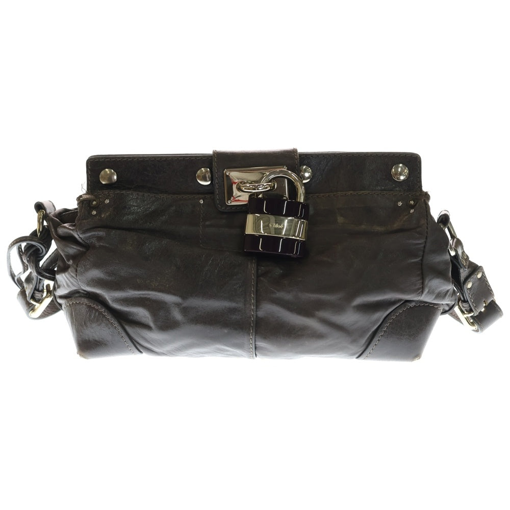 Chloe(クロエ) パディントン ショルダーバッグ ブラウン レザー レディース