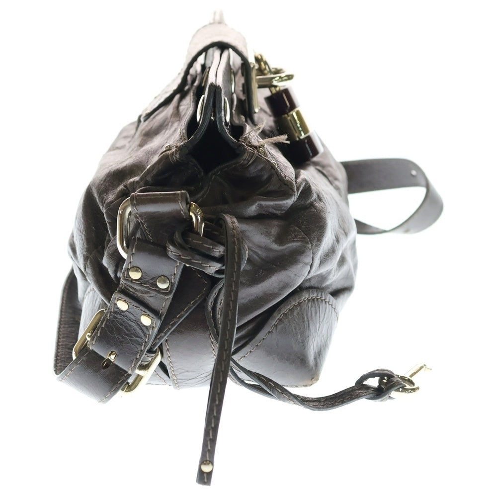 Chloe(クロエ) パディントン ショルダーバッグ ブラウン レザー レディース