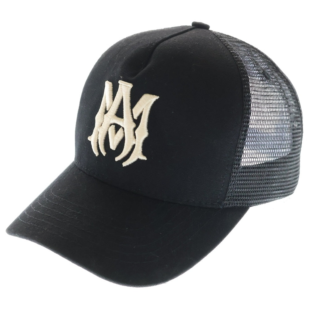AMIRI(アミリ) FULL CANVAS MA HAT フルキャンバスハット トラッカーキャップ ブラック