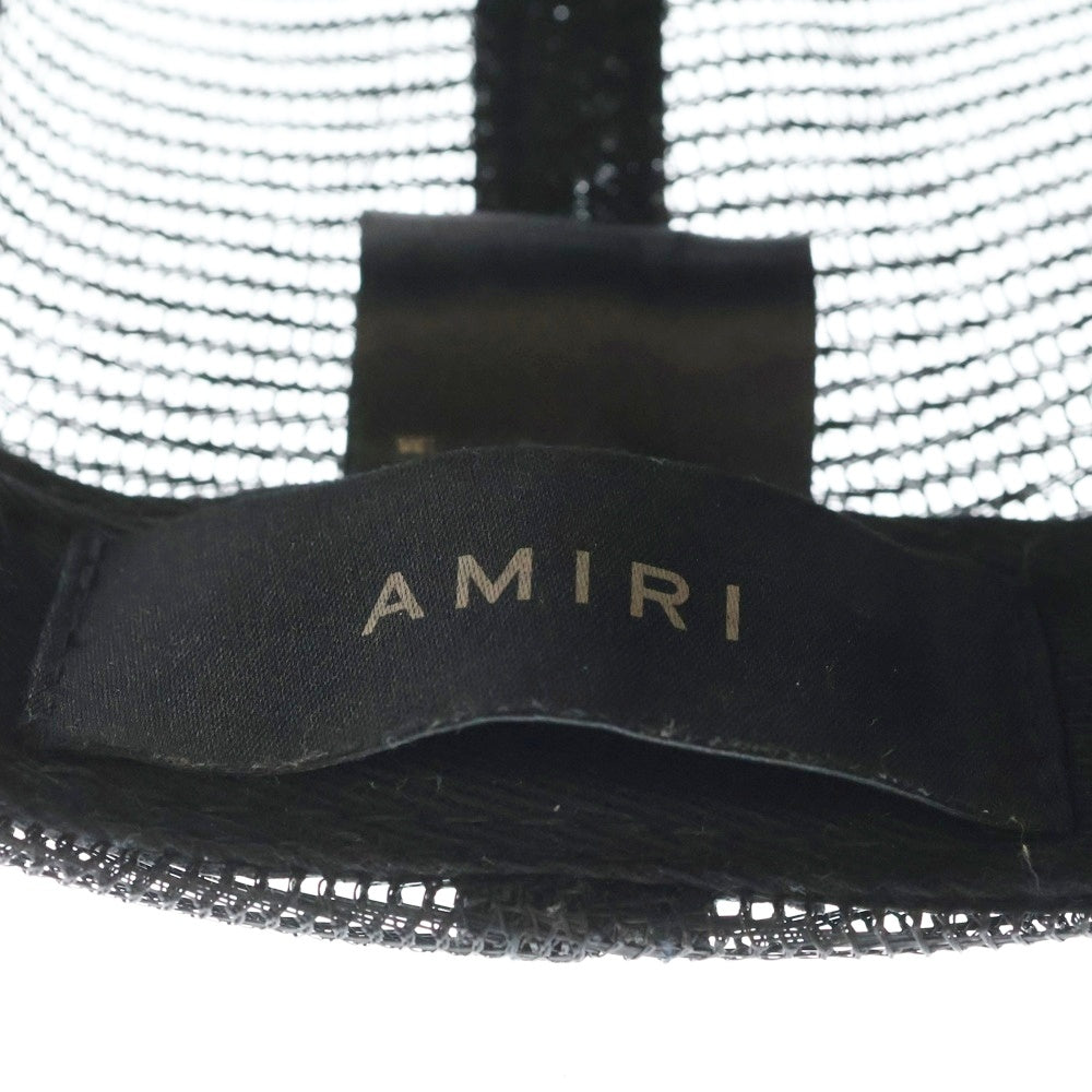 AMIRI(アミリ) FULL CANVAS MA HAT フルキャンバスハット トラッカーキャップ ブラック