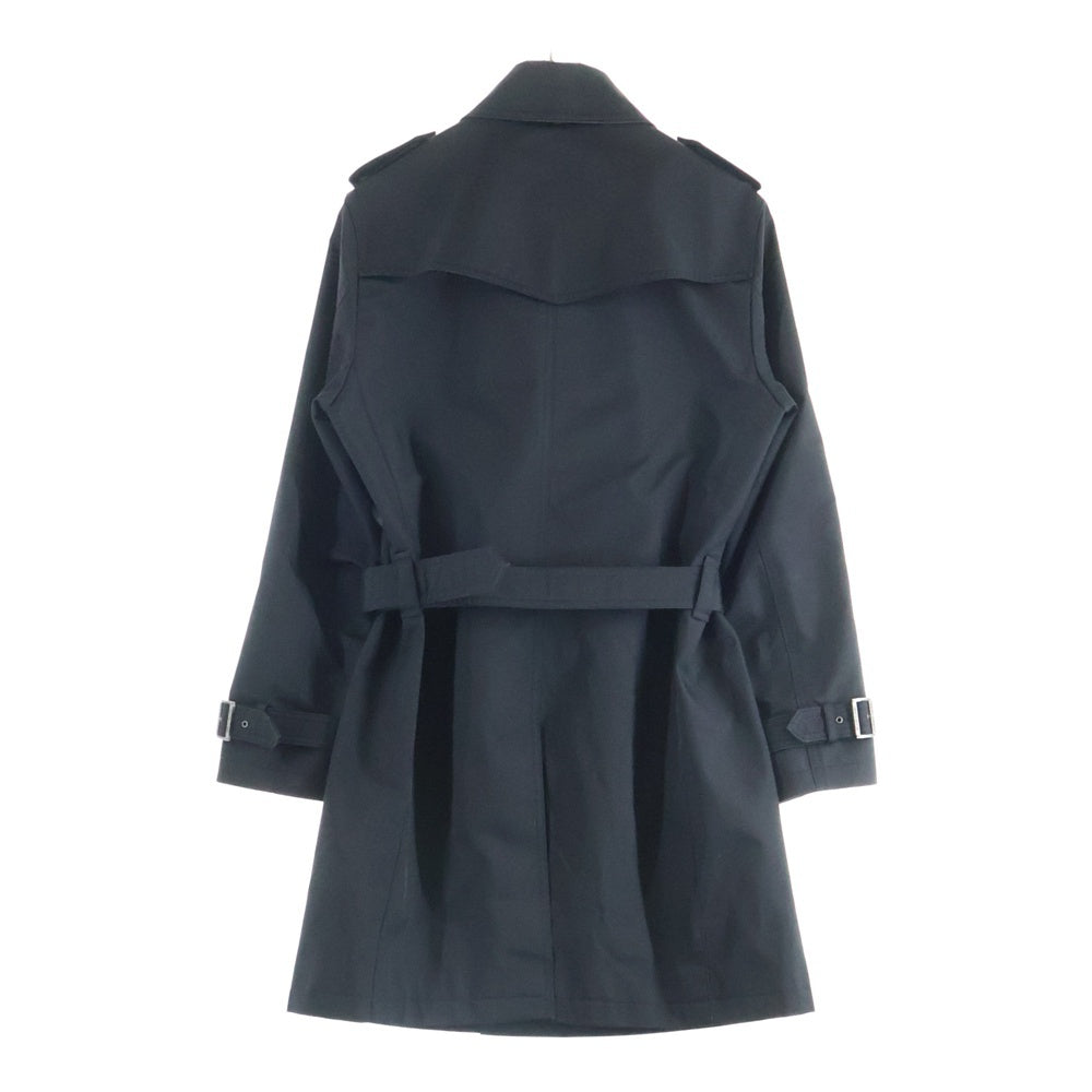 BURBERRY BLACK LABEL(バーバリー ブラックレーベル) ノバチェックライニング コットントレンチコート ブラック BMA20-713-19