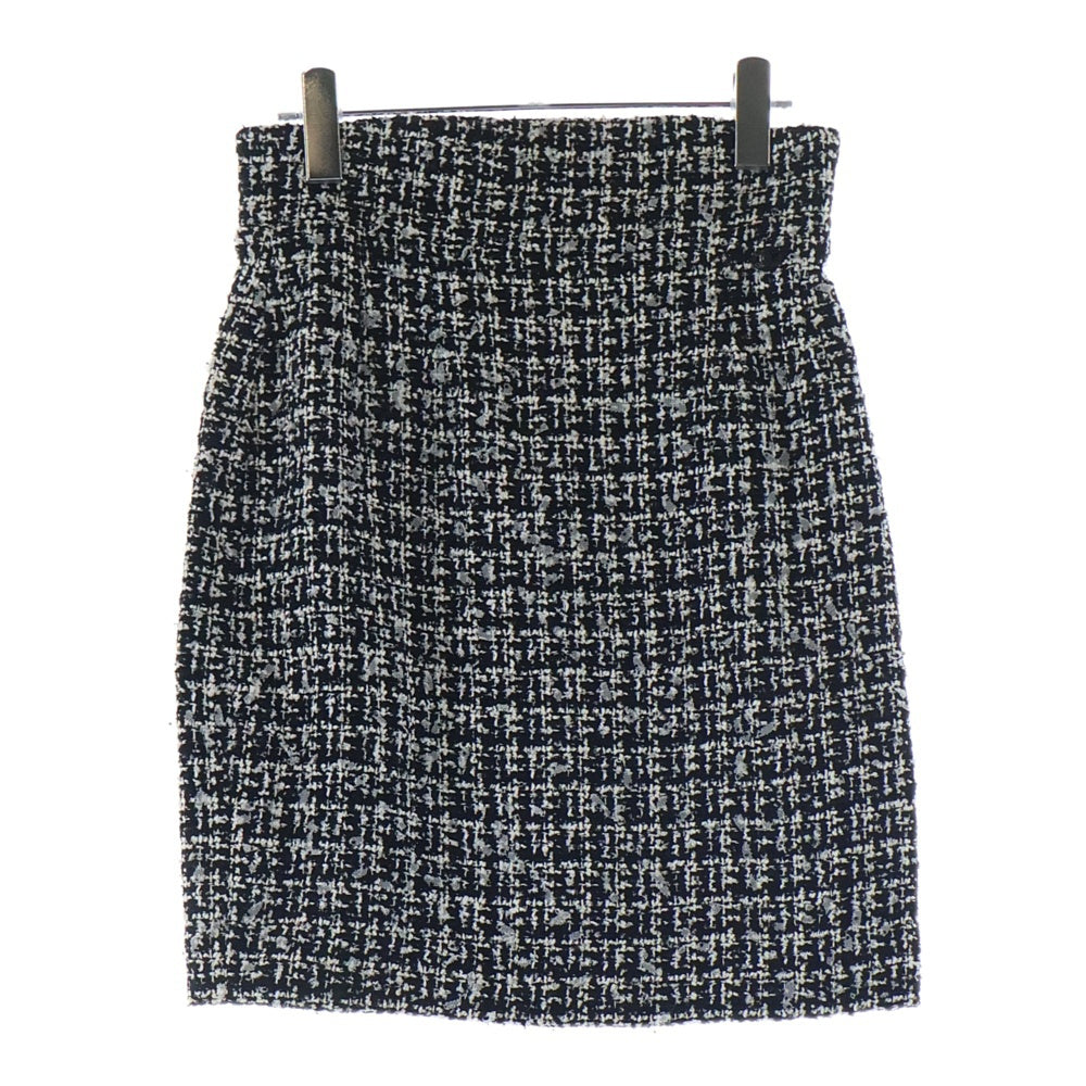 CHANEL(シャネル) 09P スプリングコレクション ツイード ミディアムスカート ブラック レディース P35515V25612