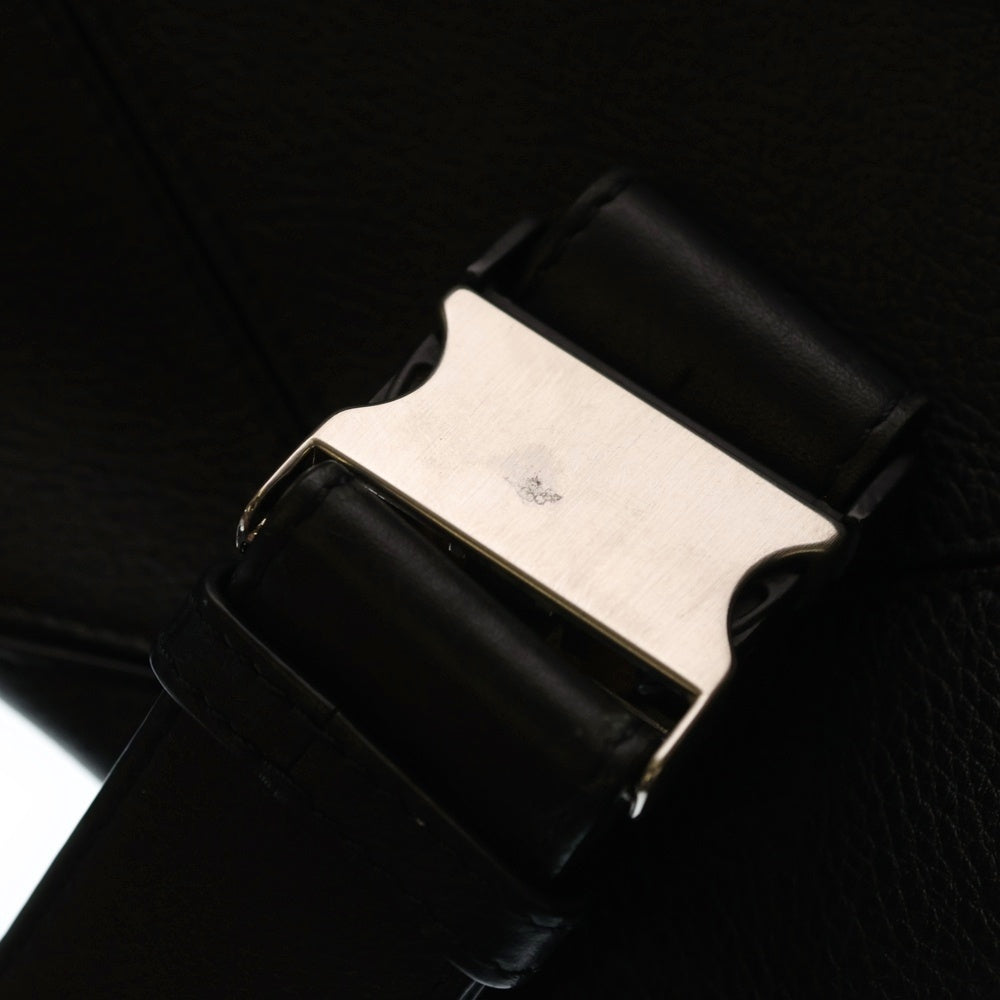 LOEWE(ロエベ) パズルバムバッグ スモール ショルダーバッグ ハンドバッグ ワンショルダーバッグ ブラック レザー シルバー金具