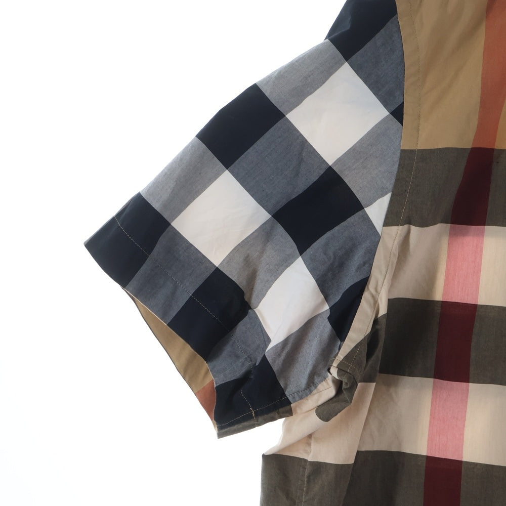 BURBERRY(バーバリー) ノバチェック総柄 半袖シャツ ベージュ 8007177