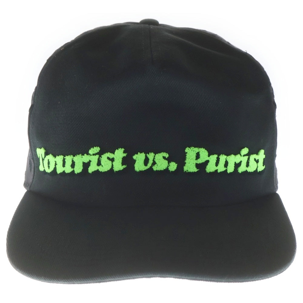 LOUIS VUITTON(ルイヴィトン) Tourist vs Purist フロッキープリント メッシュ ベースボールキャップ 帽子 ブラック MP3117