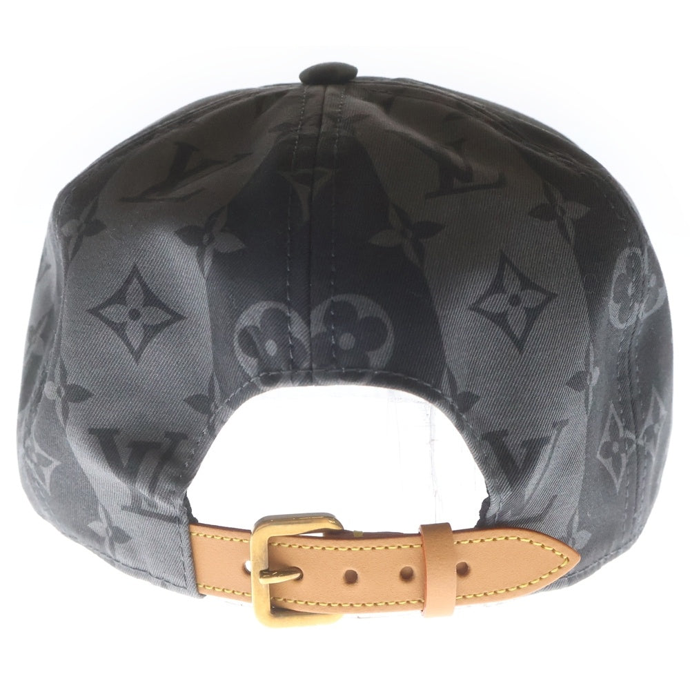 LOUIS VUITTON(ルイヴィトン) LV MADE NIGO メイド ニゴー ロゴ刺繍 ベースボール キャップ 帽子 ブラック/グレー MP3259