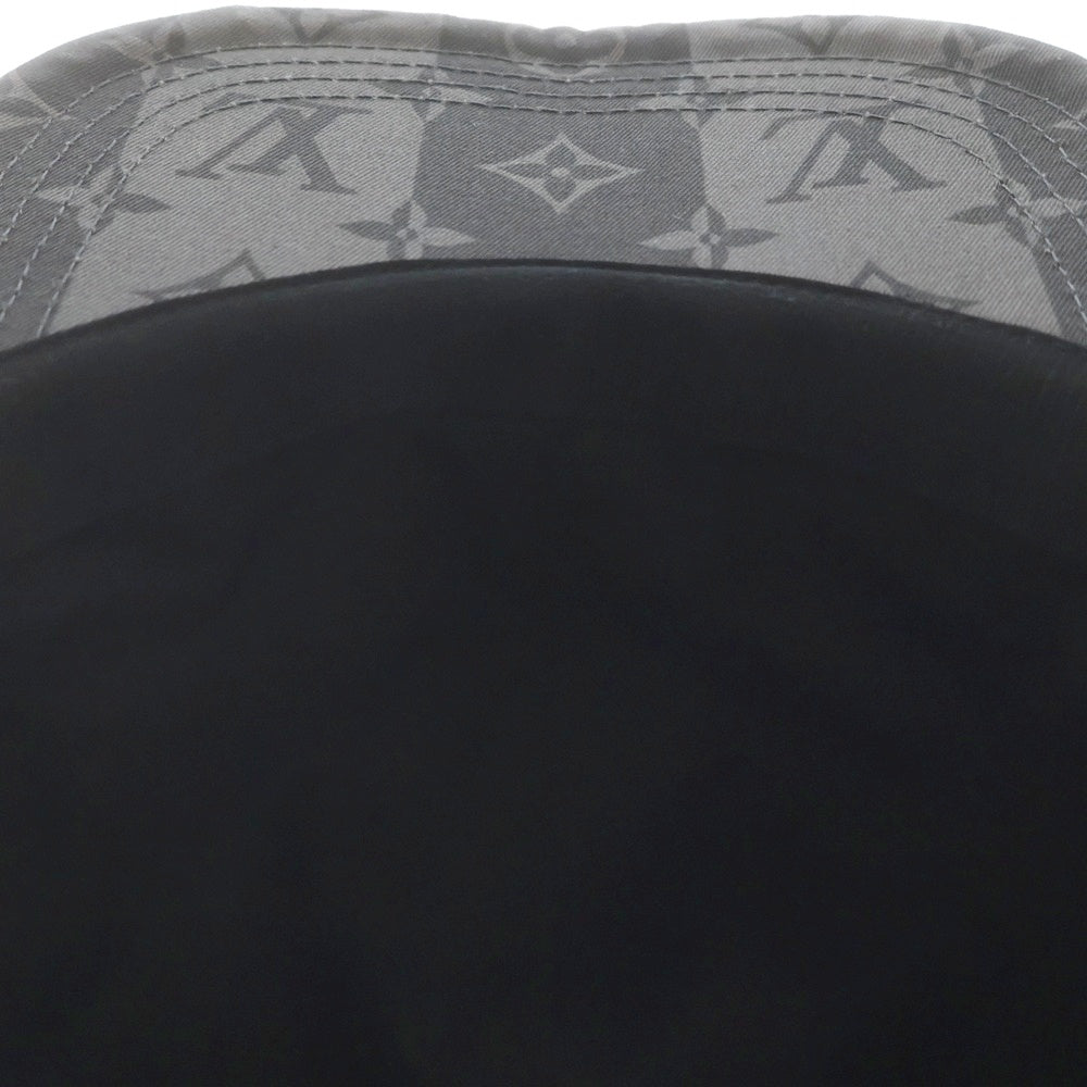 LOUIS VUITTON(ルイヴィトン) LV MADE NIGO メイド ニゴー ロゴ刺繍 ベースボール キャップ 帽子 ブラック/グレー MP3259