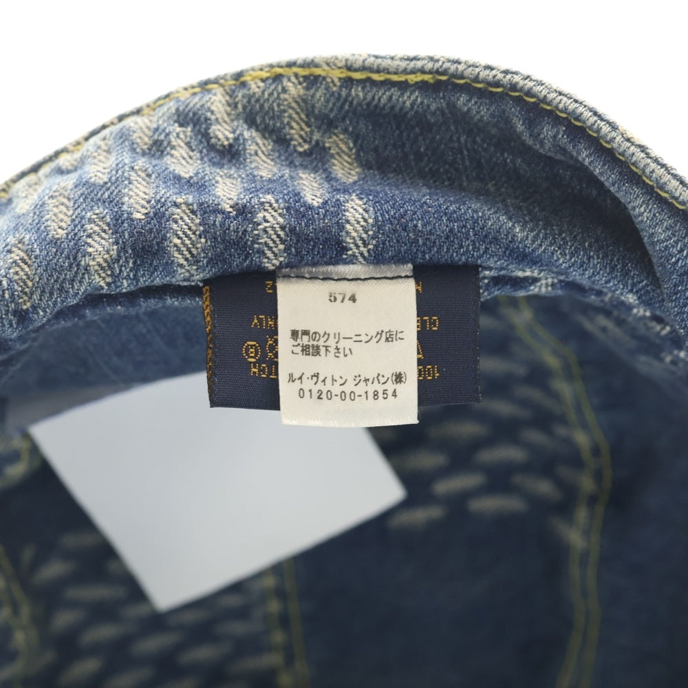 LOUIS VUITTON(ルイヴィトン) ×NIGO ニゴー ポネ・デニム バケットハット 帽子 インディゴ MP3242 レディース