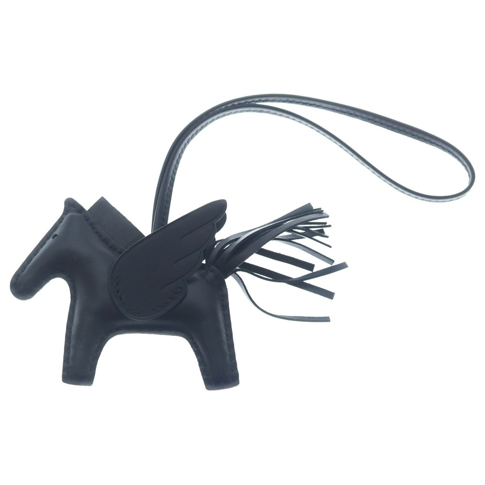 HERMES(エルメス) ロデオペガサスPM バッグチャーム ブラック アニョーミロ K刻印 レディース