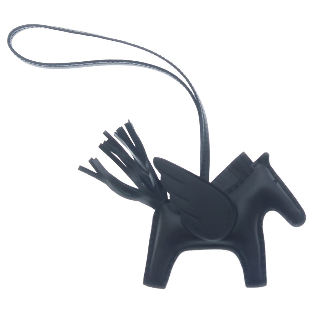 HERMES(エルメス) ロデオペガサスPM バッグチャーム ブラック アニョーミロ K刻印 レディース