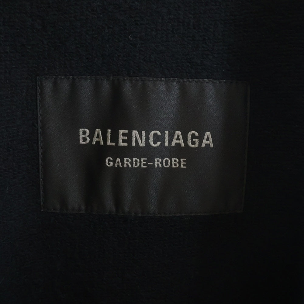 BALENCIAGA GOLF(バレンシアガゴルフ) Smooth Grainy Leather Blouson スムースレザーブルゾン ジャケット ブラック 850010 TSS02