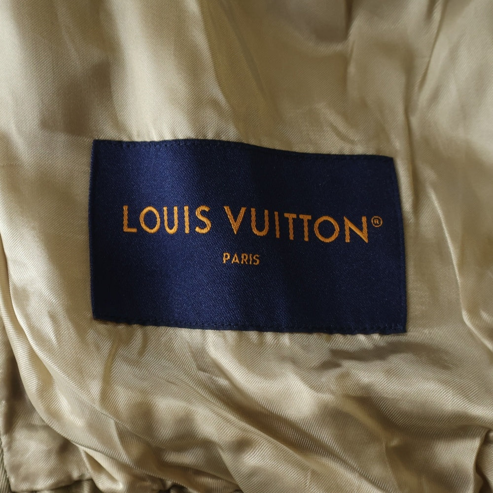 LOUIS VUITTON(ルイヴィトン) 24AW エンブロイダリー シグネチャーボンバージャケット ブルゾン ベージュ RM242MQ RM6 HRB40E