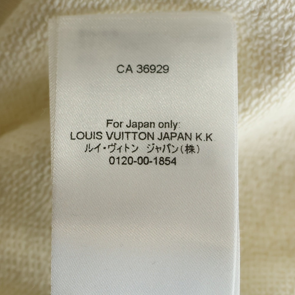 LOUIS VUITTON(ルイヴィトン) エンブロイダードコットンブレンドボンバー クルーネックスウェットトレーナー アイボリー L RM242MQ
