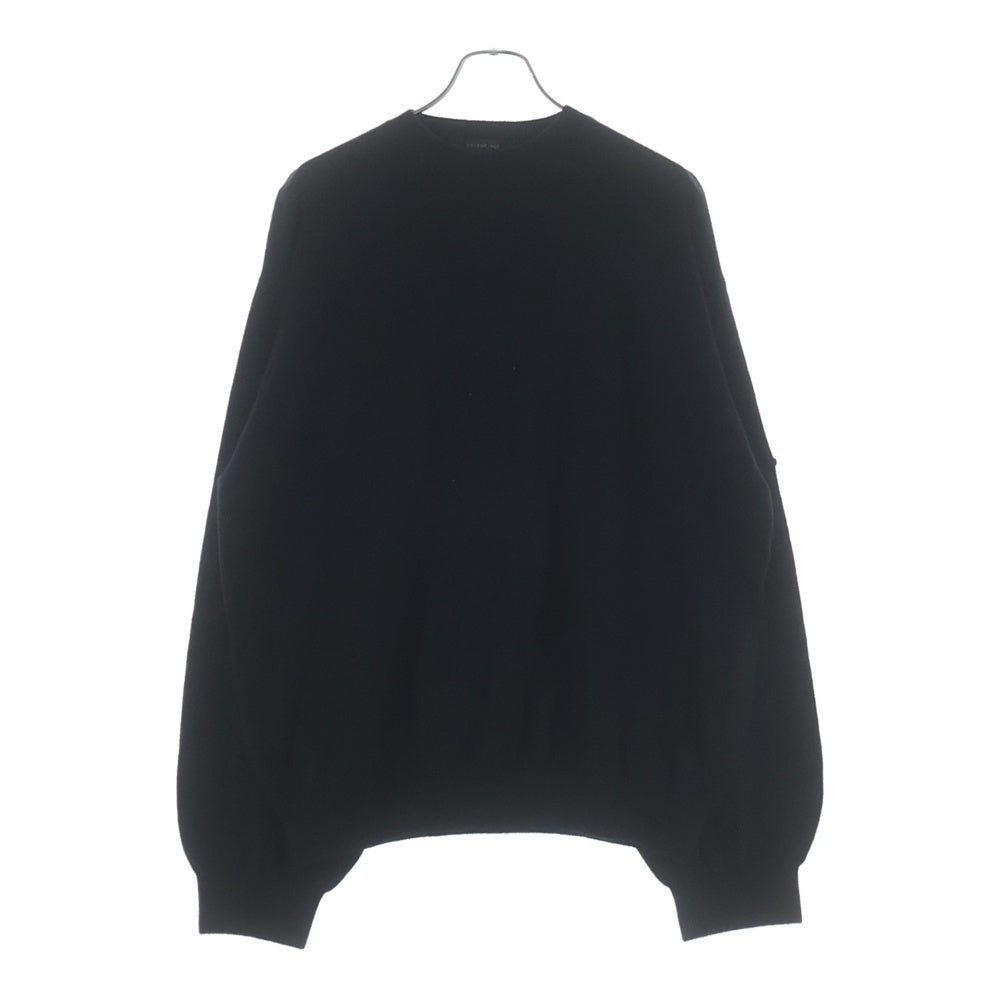 BALENCIAGA(バレンシアガ) ダブルフェイスウール ニットセーター ブラック