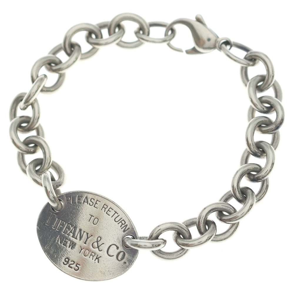 TIFFANY & Co.(ティファニー) リターントゥティファニー オーバルタグ ブレスレット シルバー チェーン SV925