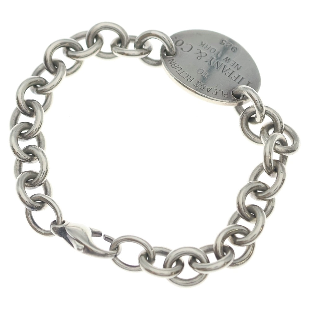 TIFFANY & Co.(ティファニー) リターントゥティファニー オーバルタグ ブレスレット シルバー チェーン SV925