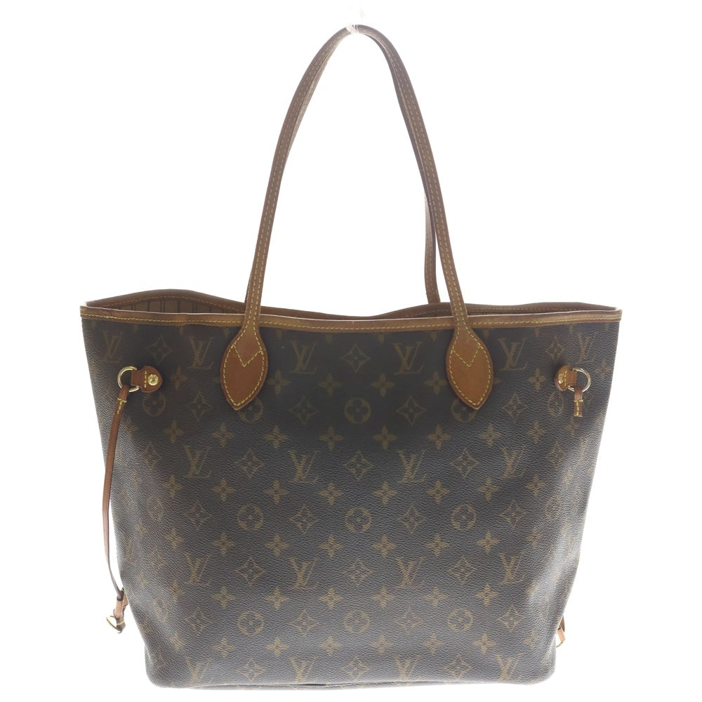 LOUIS VUITTON(ルイヴィトン) モノグラム ネヴァーフルGM トートバッグ ハンドバッグ ブラウン レザー×PVC M40157 ゴールド金具