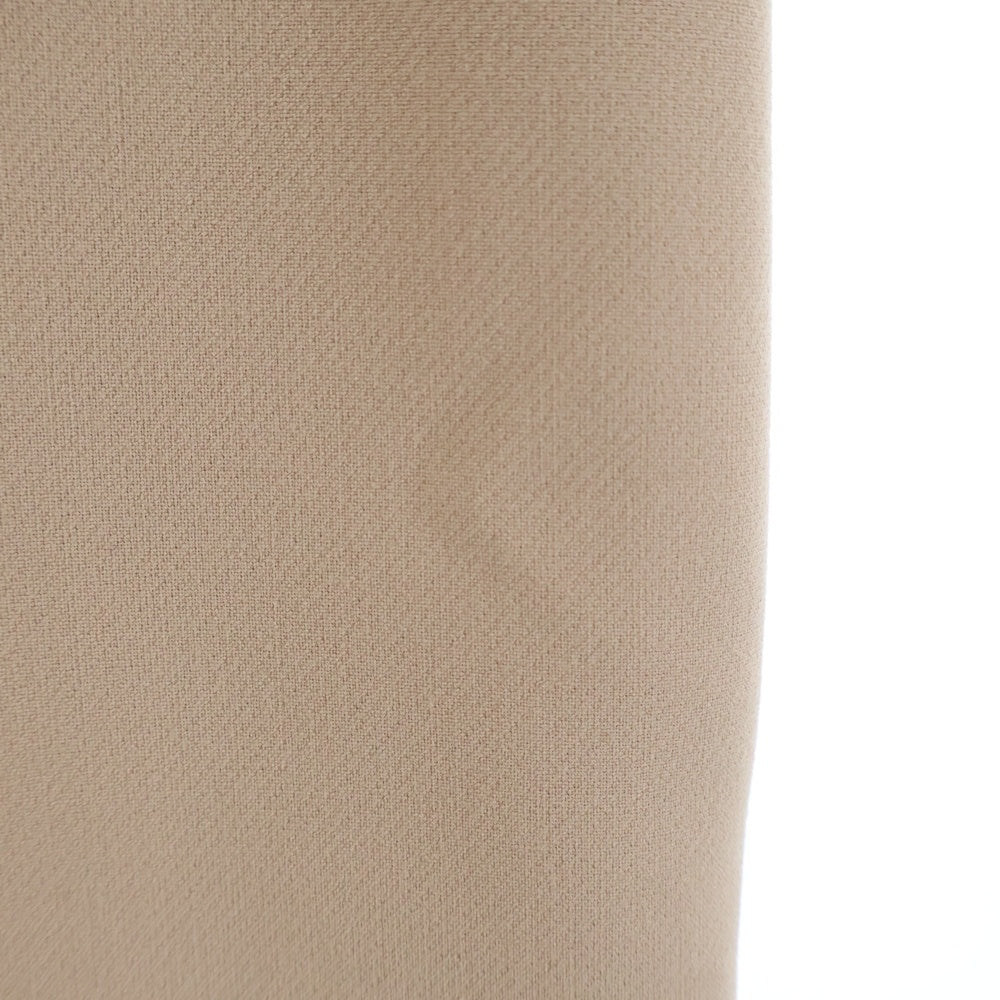 YOKO CHAN(ヨーコ チャン) パール装飾 ペタルスリーブ 半袖 ワンピース ベージュ レディース