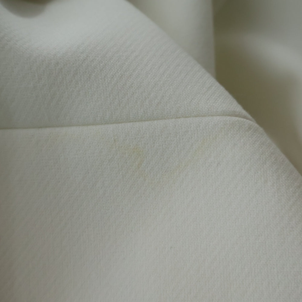 YOKO CHAN(ヨーコ チャン) パール装飾 ペタルスリーブ 半袖 ワンピース ホワイト レディース