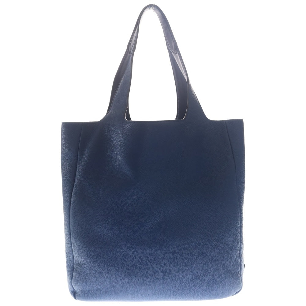 PRADA(プラダ) トライアングルロゴ トートバッグ ハンドバッグ ブルー レザー 2VG092 レディース