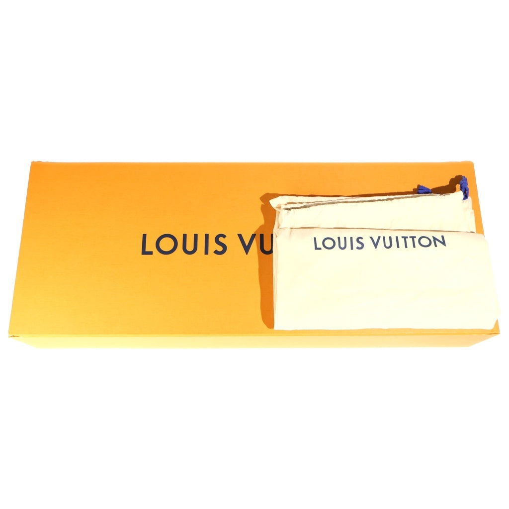 LOUIS VUITTON(ルイヴィトン) テリトリーライン サイドロゴフラットハーフラバーブーツ ブラック NL0271 レディース