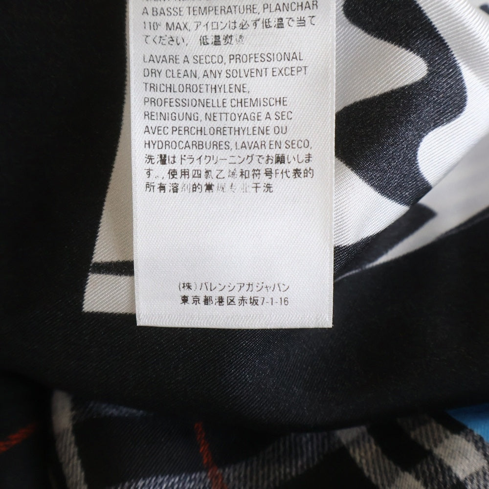BALENCIAGA(バレンシアガ) 19SS スカーフドッキングシャツ ロングシャツ ワンピース 556248 #34 レディース