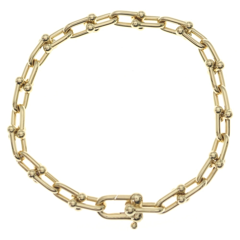 TIFFANY & Co.(ティファニー) ハードウェア ブレスレット チェーン ゴールド スモールリンク 750YG 17.1g レディース