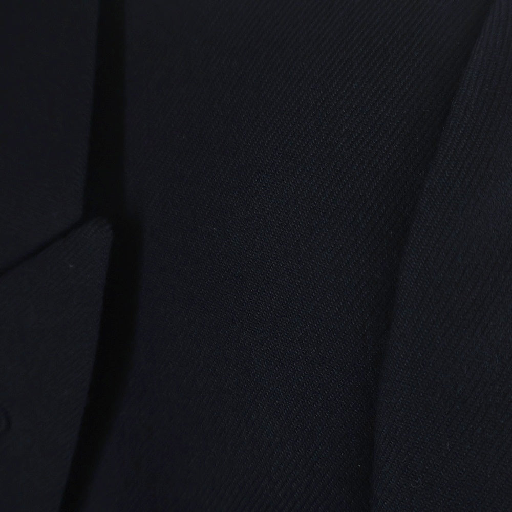 SAINT LAURENT PARIS(サンローランパリ) ナロー ピークドラペル 1B ウール テーラードジャケット ネイビー 625435