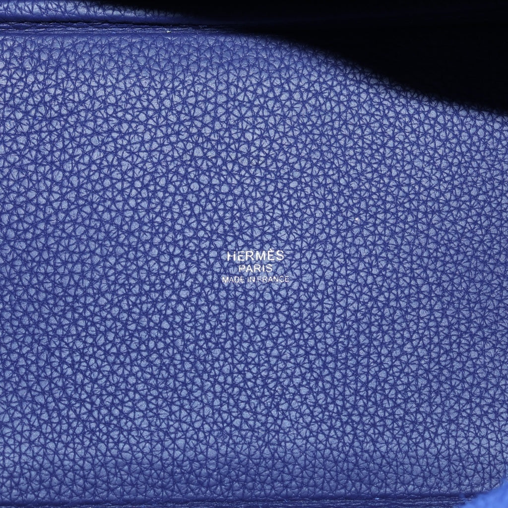 HERMES(エルメス) ピコタン カザックPM ブルー系×ネイビー系 トリヨン シルバー金具 Z刻印 レディース