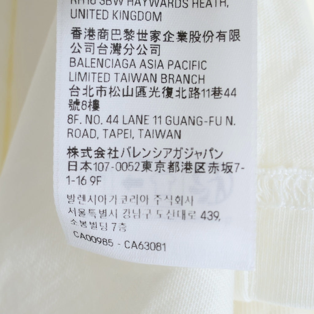 BALENCIAGA(バレンシアガ) カレッジロゴプリント モックネック 半袖T