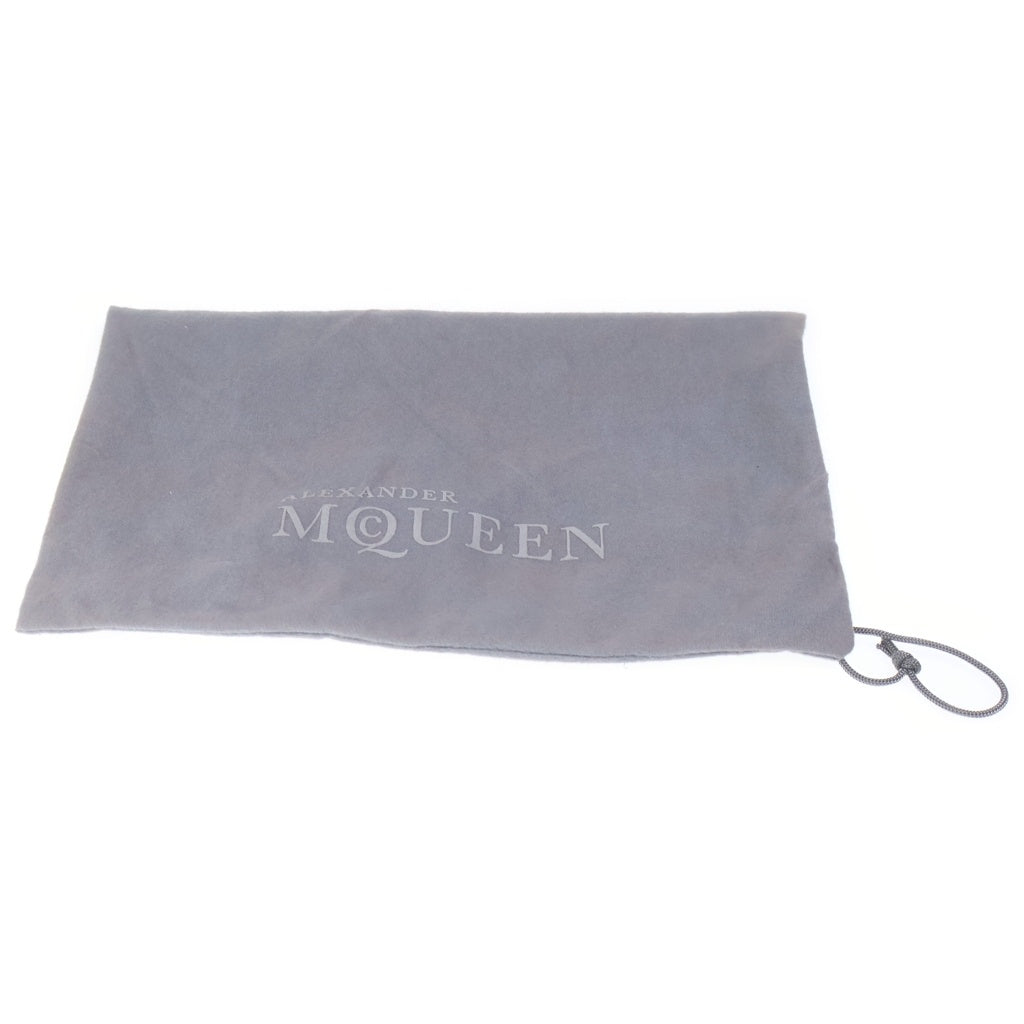 Alexander McQueen(アレキサンダーマックイーン) オーバーサイズ スタッズ プラットフォーム レザー ローカットシューズ スニーカー ホワイト/ブラック 485246