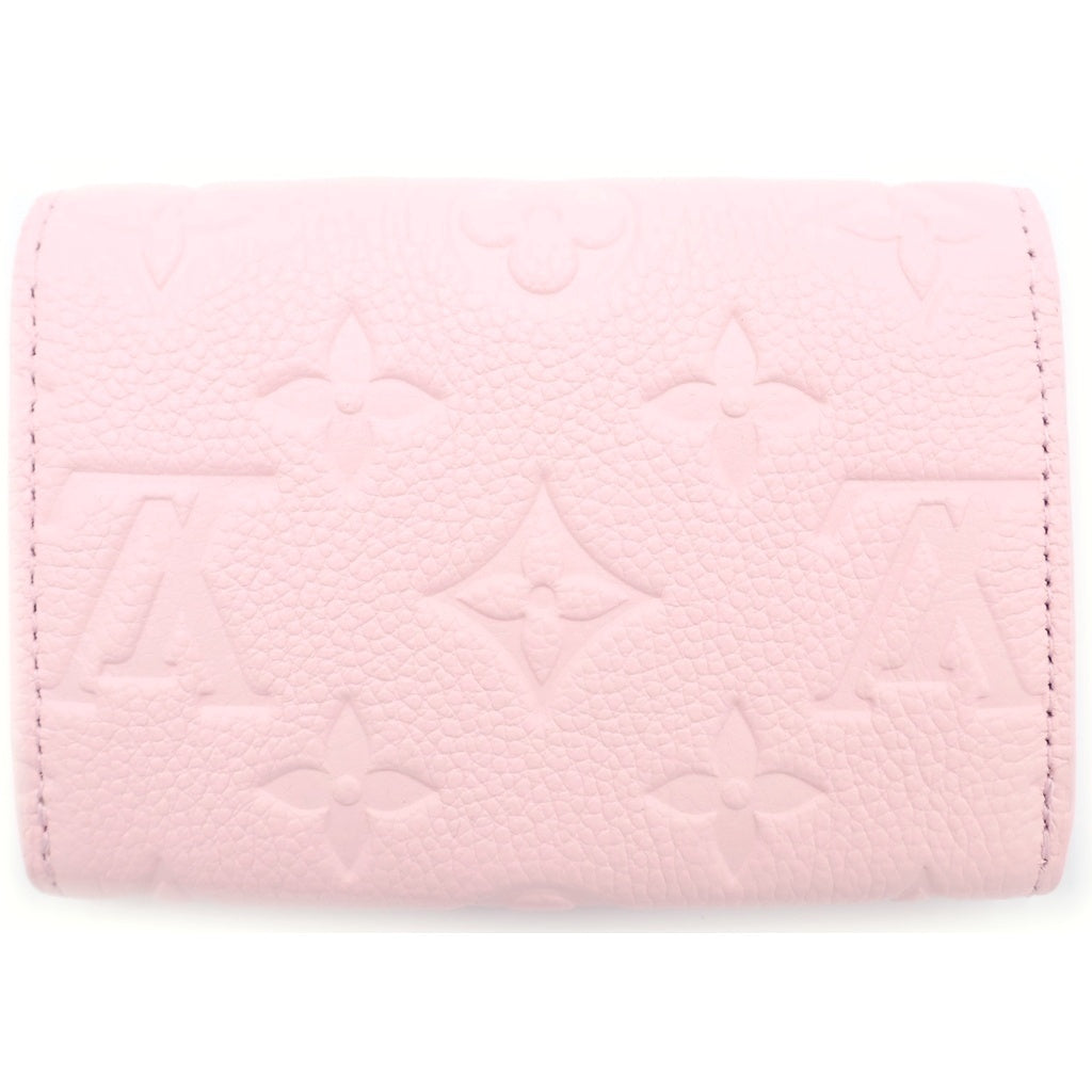 LOUIS VUITTON(ルイヴィトン) モノグラムアンプラント コンフェッティピンク ポルトモネロザリ コンパクトウォレット 財布 ゴールド金具 ピンク M29450 レディース