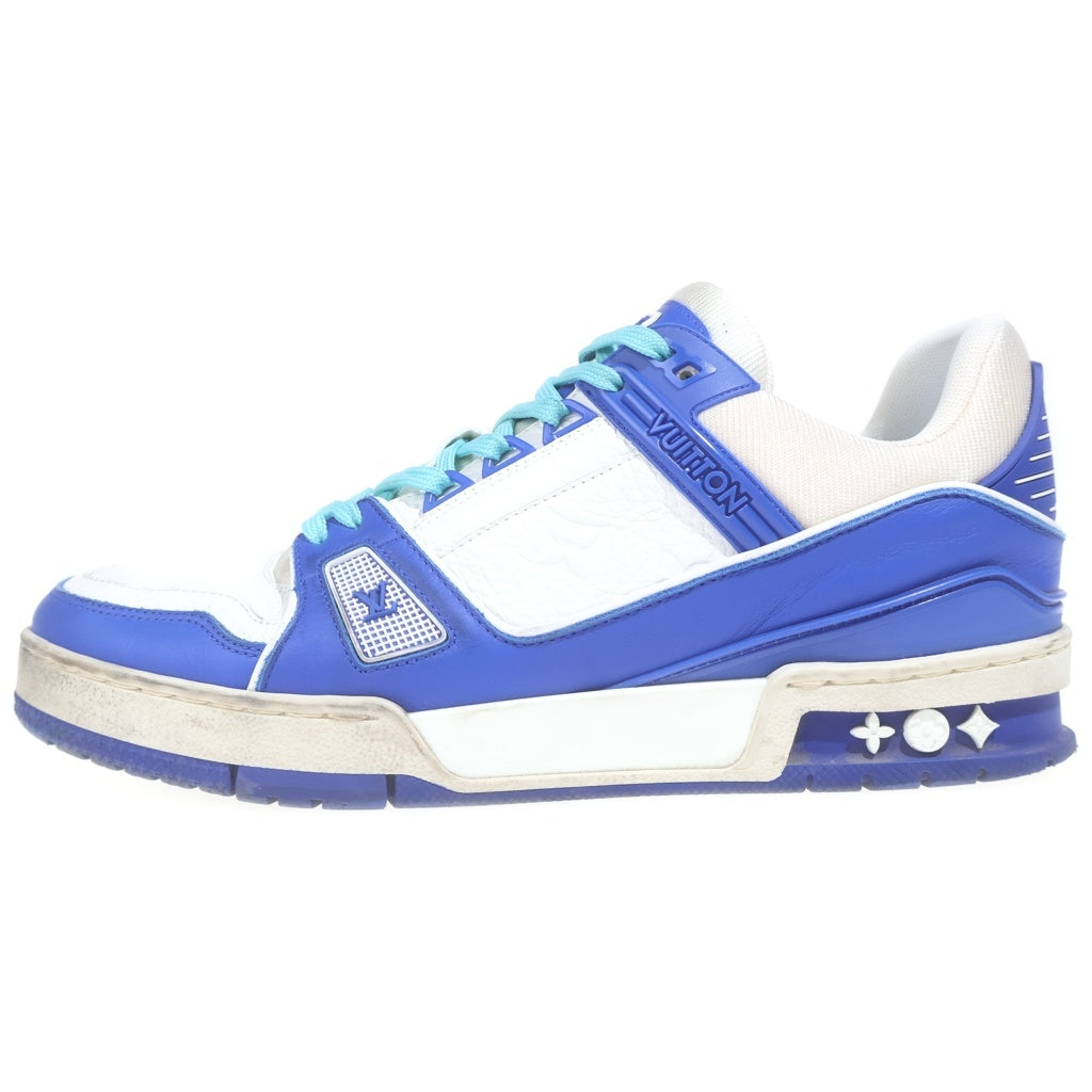LOUIS VUITTON(ルイヴィトン) LV Trainer Sneaker LVトレイナー ラインスニーカー ホワイト/ブルー1A9V08