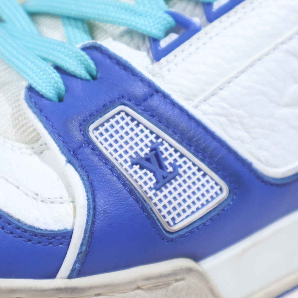 LOUIS VUITTON(ルイヴィトン) LV Trainer Sneaker LVトレイナー ラインスニーカー ホワイト/ブルー1A9V08