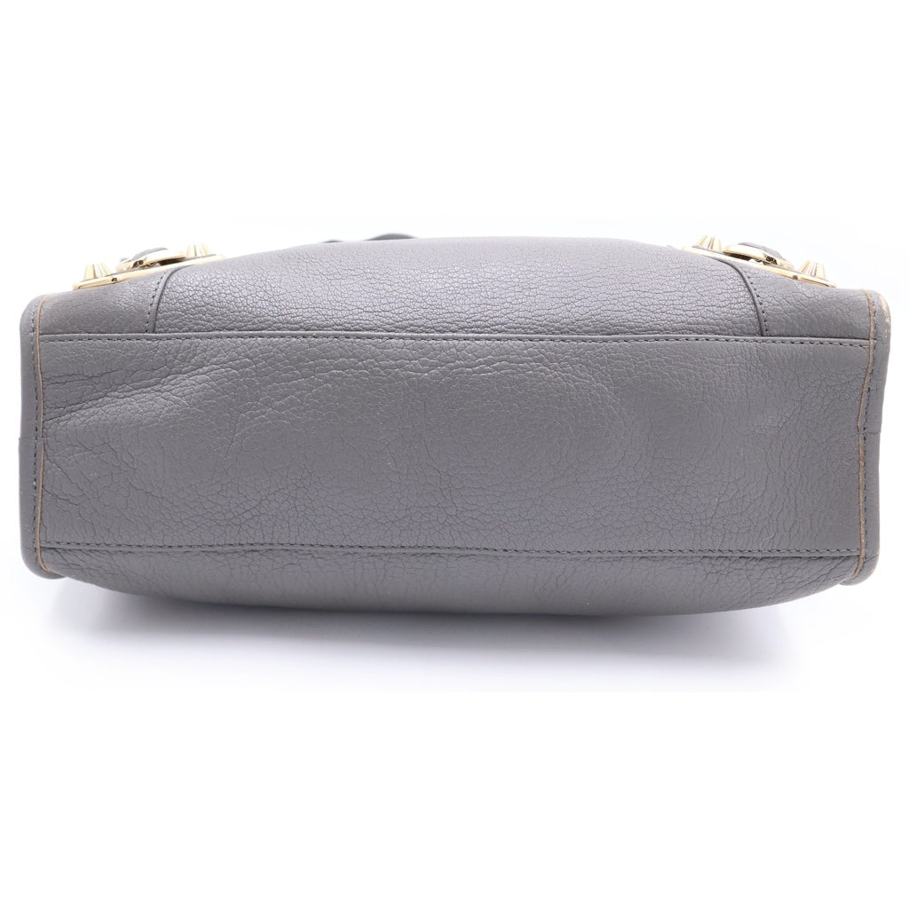 BALENCIAGA(バレンシアガ) クラシック メタリックエッジ シティS ダークグレー 432831 レディース