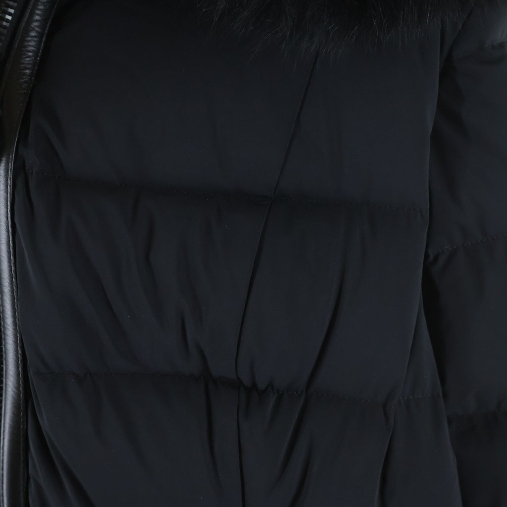 MACKAGE(マッカージュ) CALLA-BX フード ライトダウンコート ブラック L/G レディース