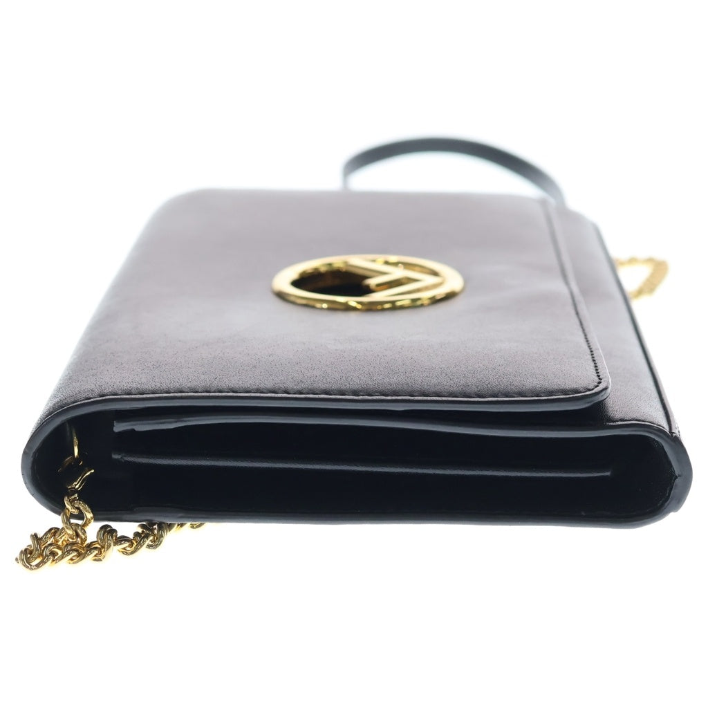 FENDI(フェンディ) キャナイエフ チェーンショルダーバック ブラック